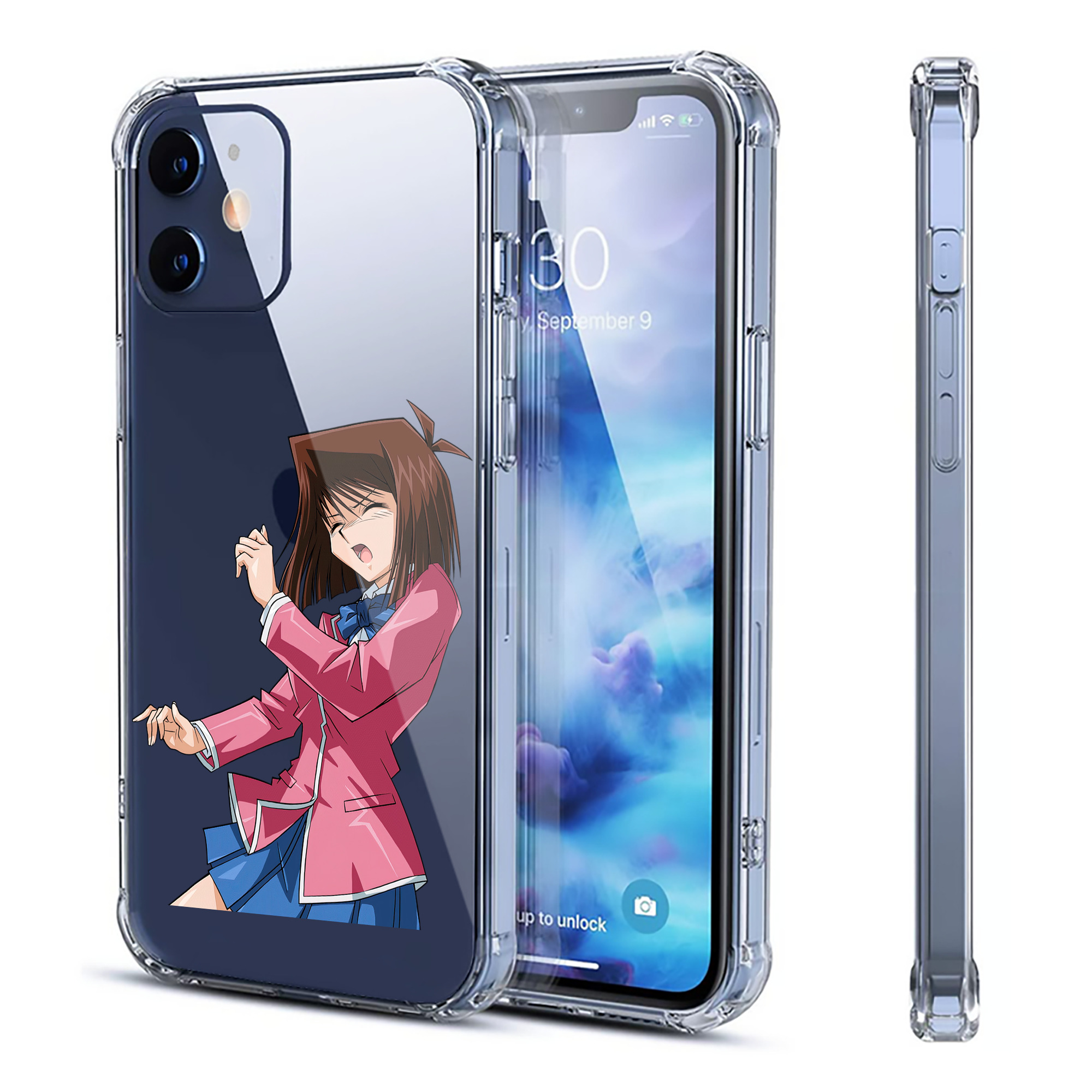 （画像用） 遊☆戯☆王 Yu-Gi-Oh! 【iPhone 12シリーズ対応】透明スマホケース（クリアソフトケース）